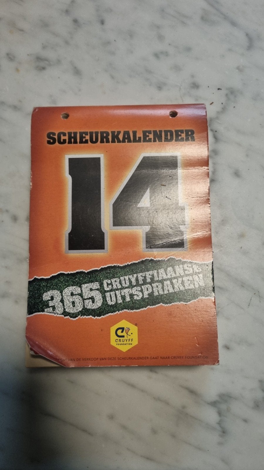 Johan Cruyff kalender, Ophalen of Verzenden, Maandkalender