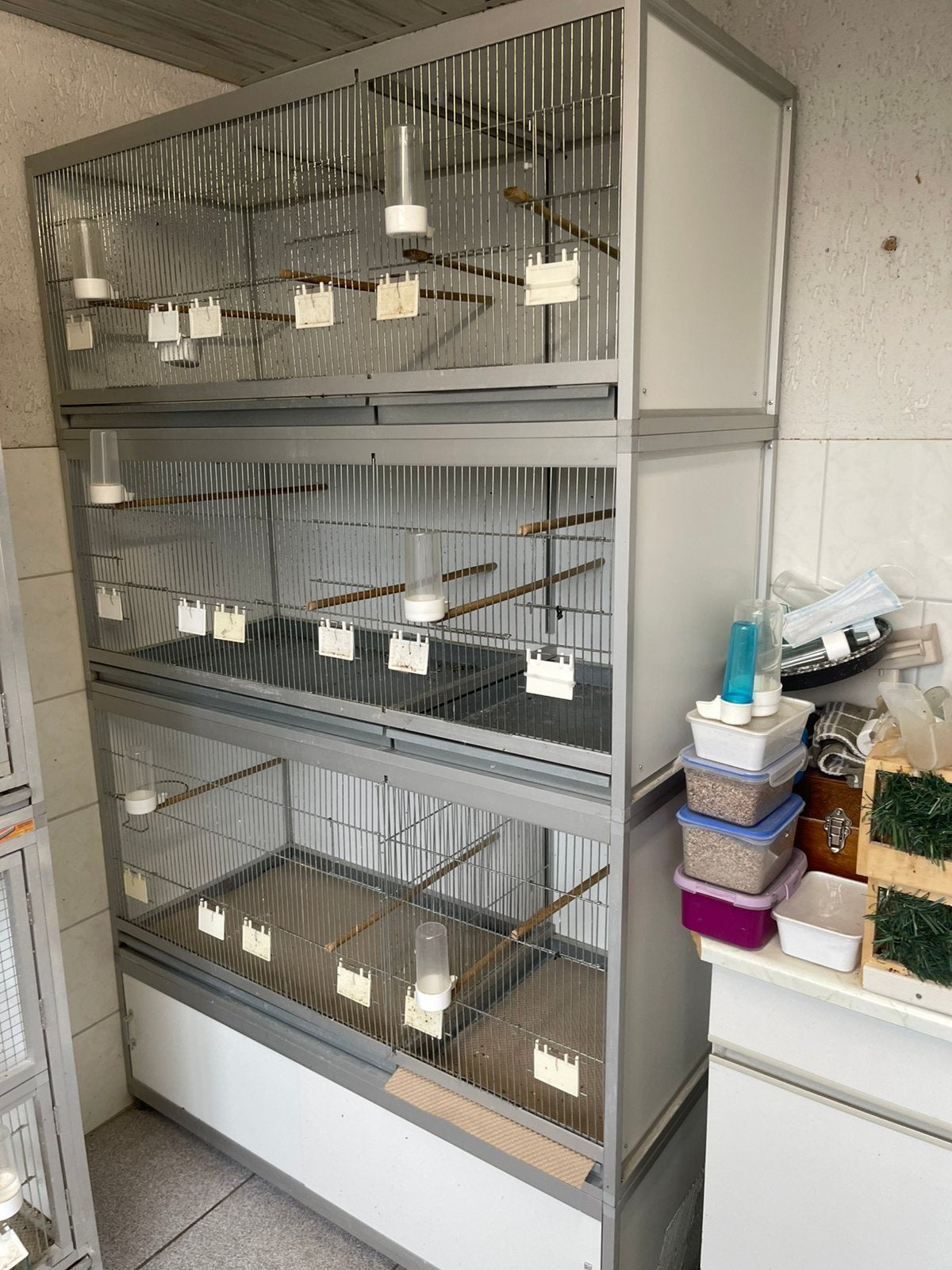 Aluminium kooien, Ophalen, Zo goed als nieuw, Aluminium, Broedkooi of Kweekkooi