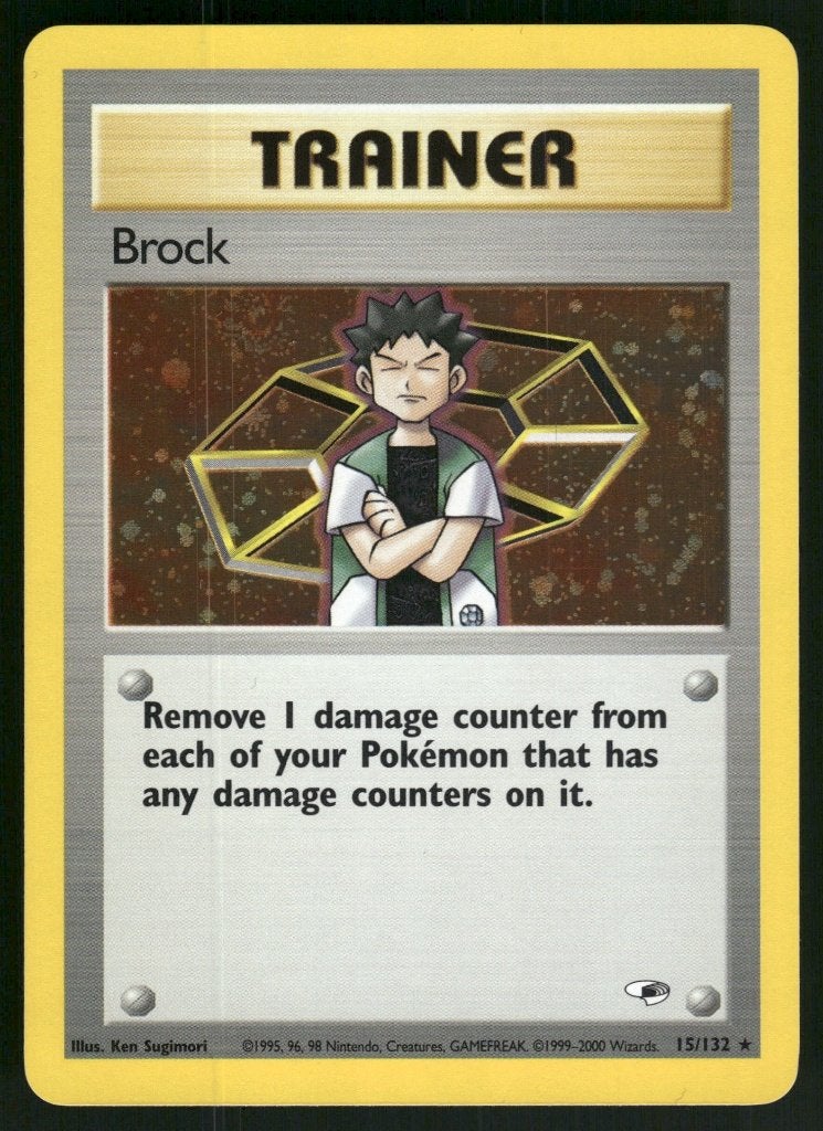 Brock 15/132 - Gym Heroes (NM), Verzenden, Gebruikt