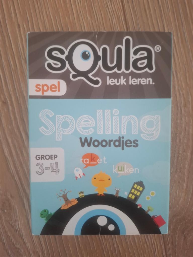 Squla Spelling Woordjes Groep 3-4 Educatief Spel, Ophalen, Gebruikt, Taal en Lezen