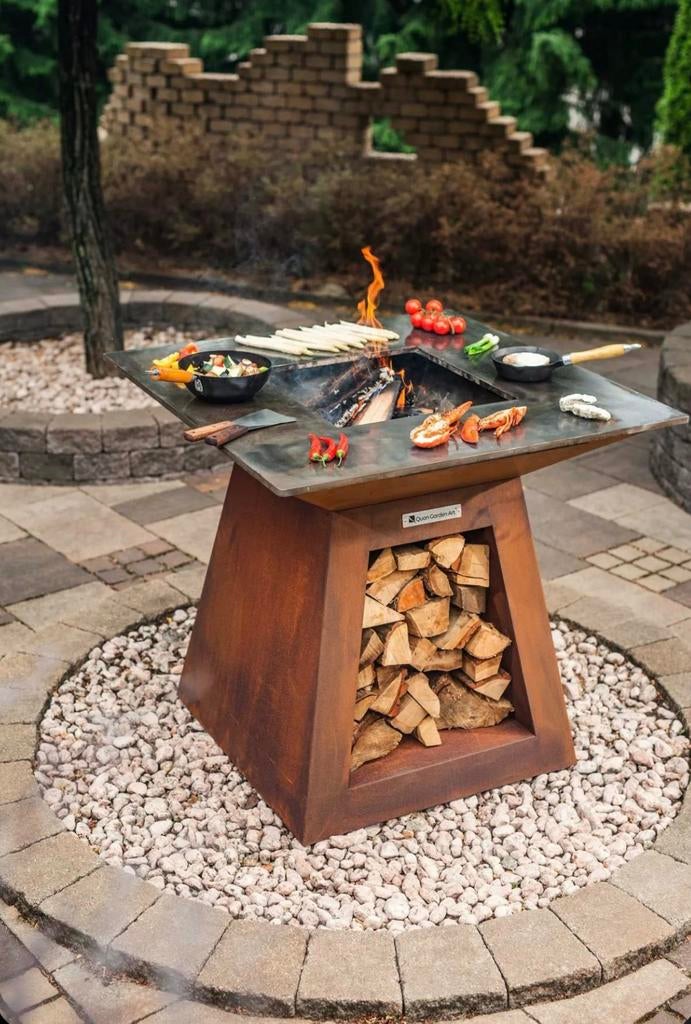Ofyr barbecue, Tuin en Terras, Houtskoolbarbecues, Ophalen, Nieuw