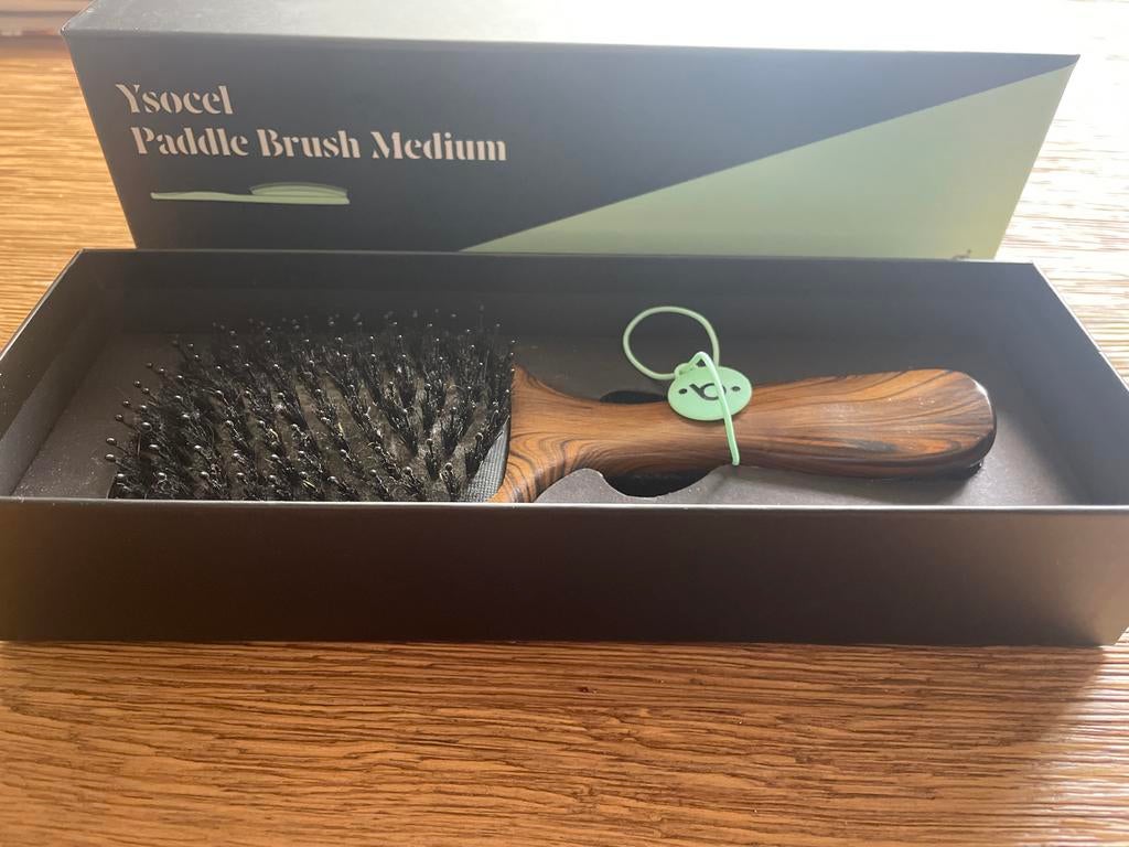 Ysocel Paddle Brush Medium - Haarborstel, Ophalen of Verzenden, Zo goed als nieuw, Kam of Borstel