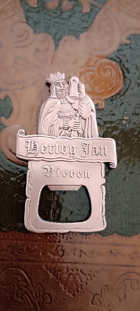 Unieke Vintage Hertog Jan Flesopener De Hertog Jan "Sleutel, Verzamelen, Biermerken, Gebruikt, Hertog Jan, Ophalen of Verzenden