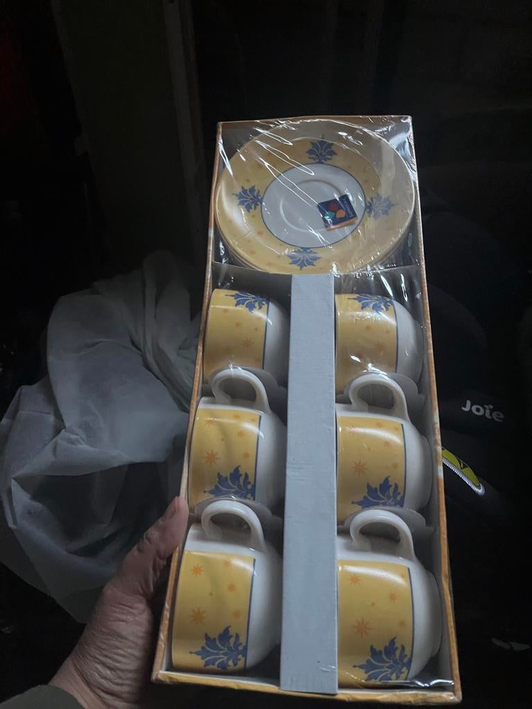 Set kopje koffie nieuw, Ophalen of Verzenden, Nieuw, Kop(pen) en/of Schotel(s)