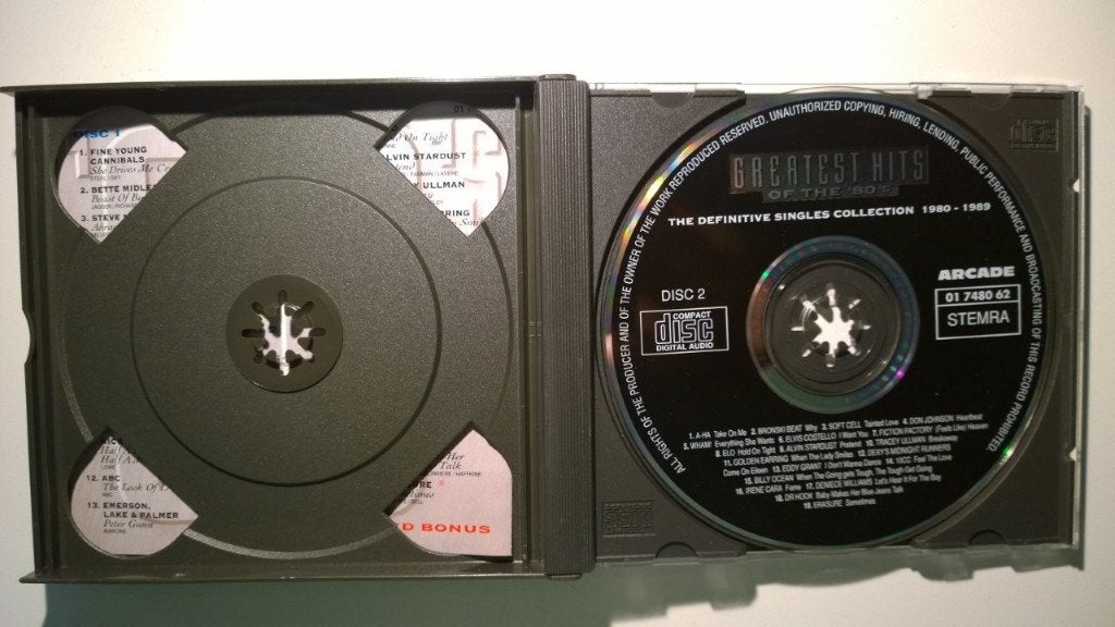 Greatest Hits Of The '80's Volume 1 Singles Collection 80-89, Ophalen of Verzenden, Zo goed als nieuw, Pop