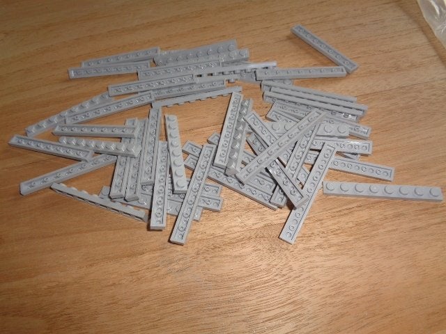 Partij J567=50x Nieuwe Lego plaatjes 1x8(Meerdere setjes), Lego, Lego, Lego, Nieuw