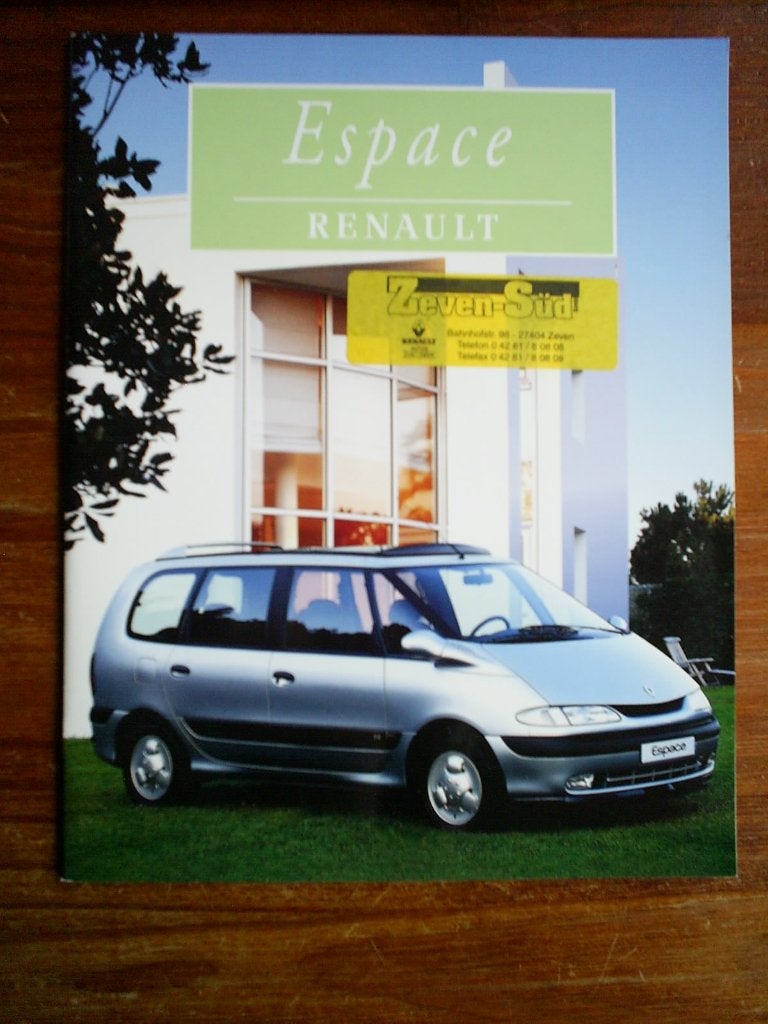 Renault Espace [ maart 1997 ] Duits, Boeken, Ophalen of Verzenden, Zo goed als nieuw, Renault