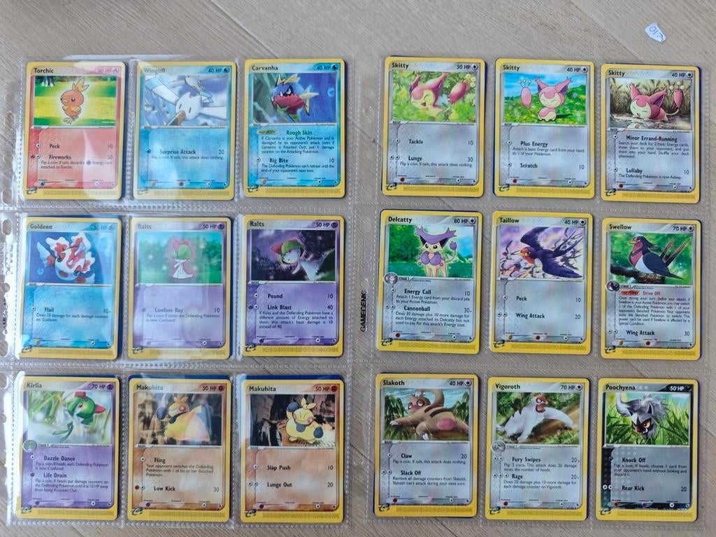 EX Ruby & Sapphire Pokémon kaarten - Diverse collectie, Ophalen of Verzenden, Gebruikt, Meerdere kaarten