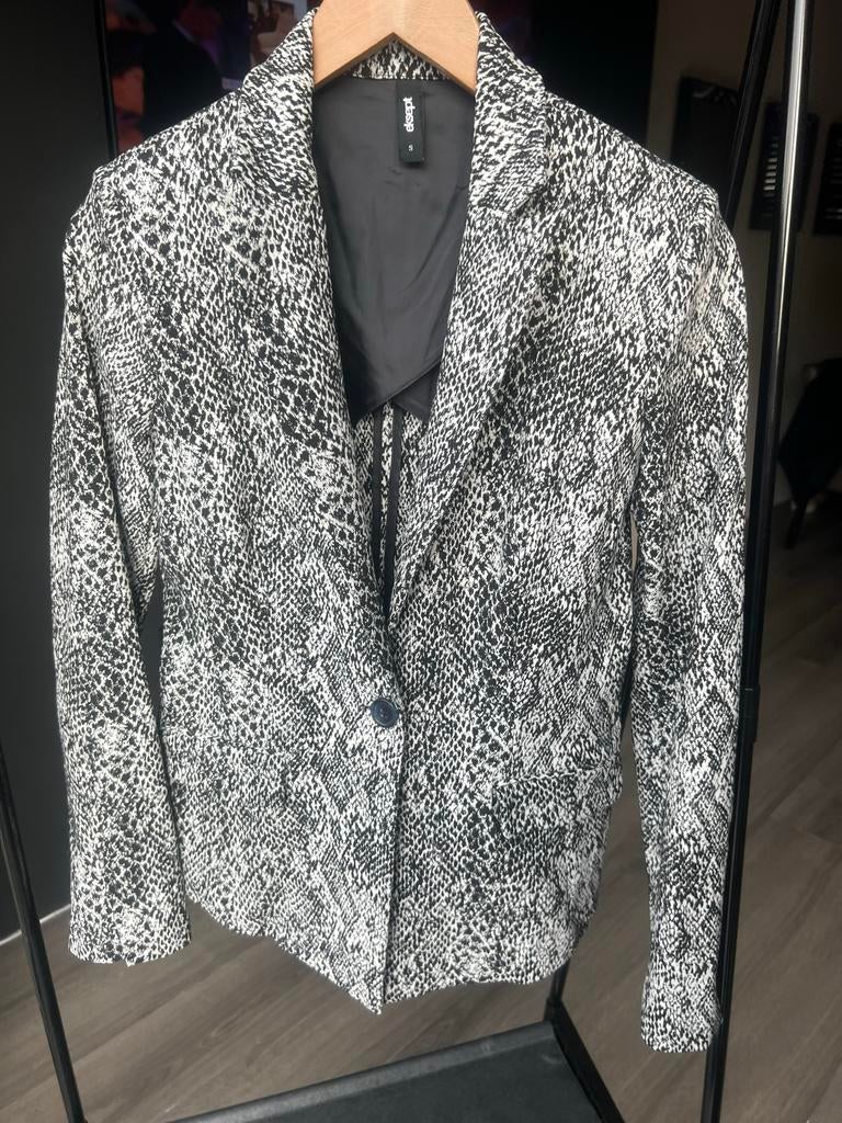 Nieuw Eksept Blazer Maat S - Zwart/Wit Slangenprint, Zwart, Nieuw, Ophalen of Verzenden, Jasje