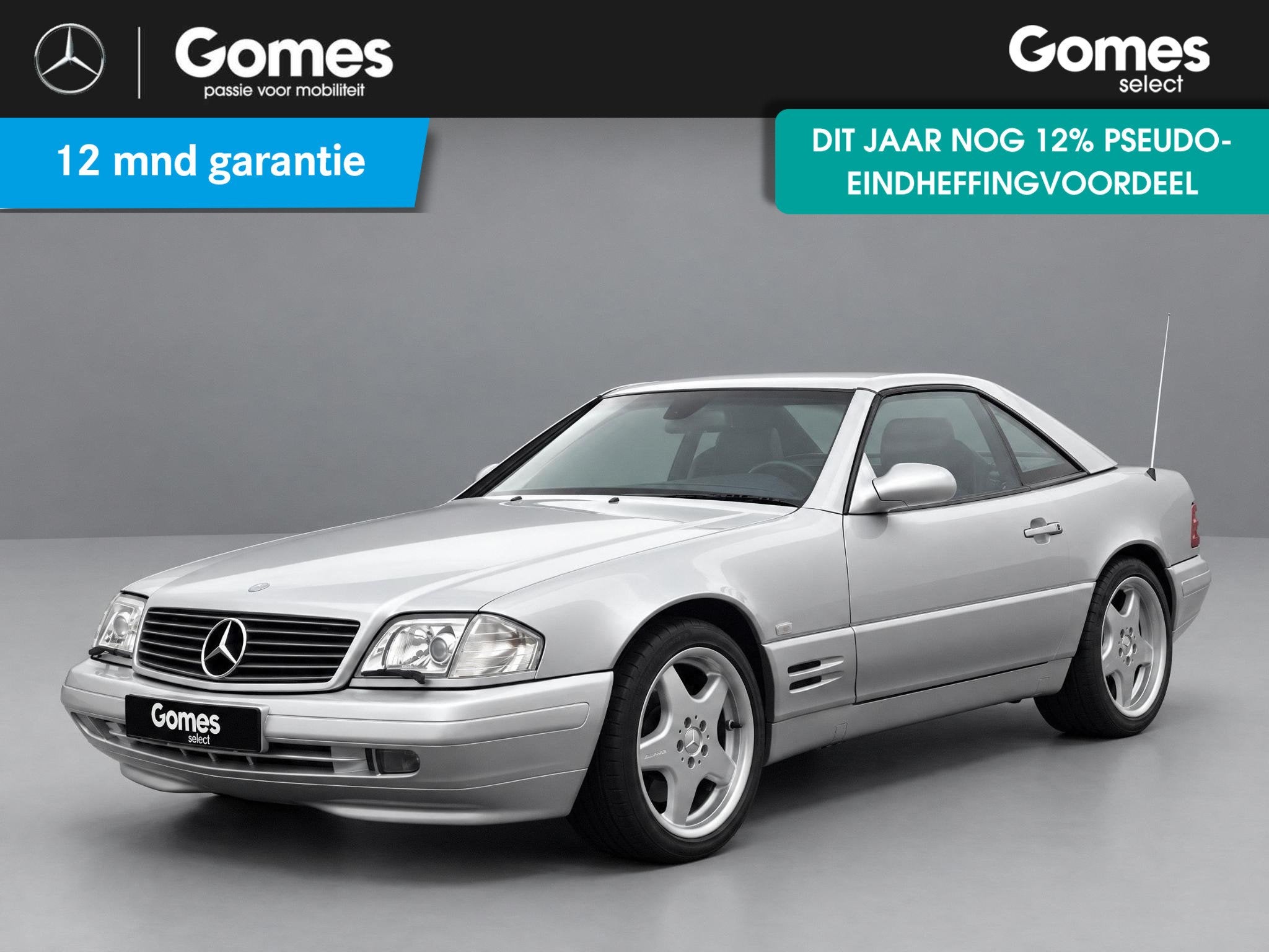 Mercedes-Benz SL-klasse Cabrio 500, Auto's, Automaat, 12 maanden, Achterwielaandrijving, 8 cilinders