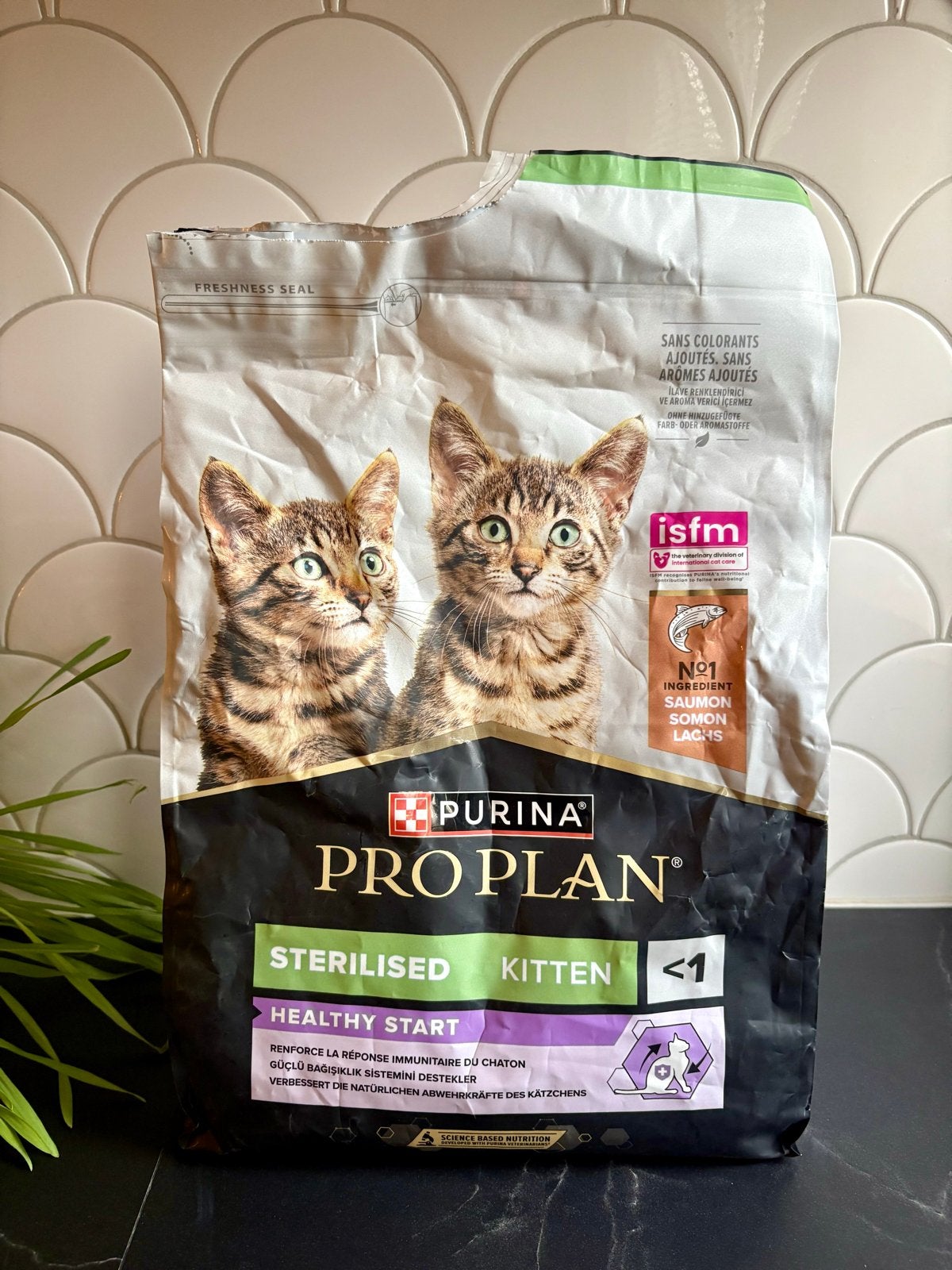 Purina Pro Plan Sterilised Kitten Zalm ruim 1100 gr, Ophalen of Verzenden, Kat