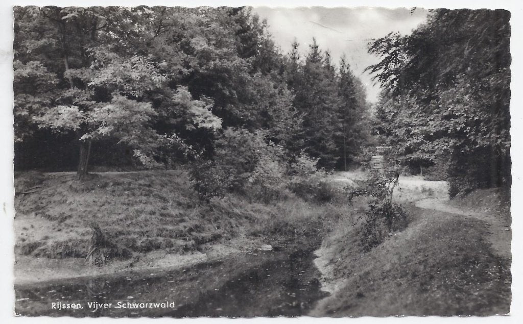 Rijssen Vijver Schwarzwald Oude Ansichtkaart ( B1480 ), Ophalen of Verzenden, Voor 1920, Gelopen