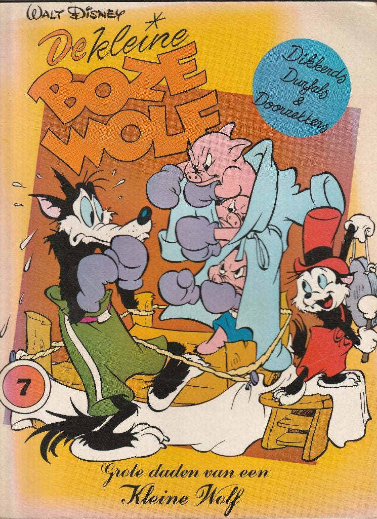 De kleine boze wolf walt disney, Eén stripboek, Ophalen of Verzenden, Zo goed als nieuw