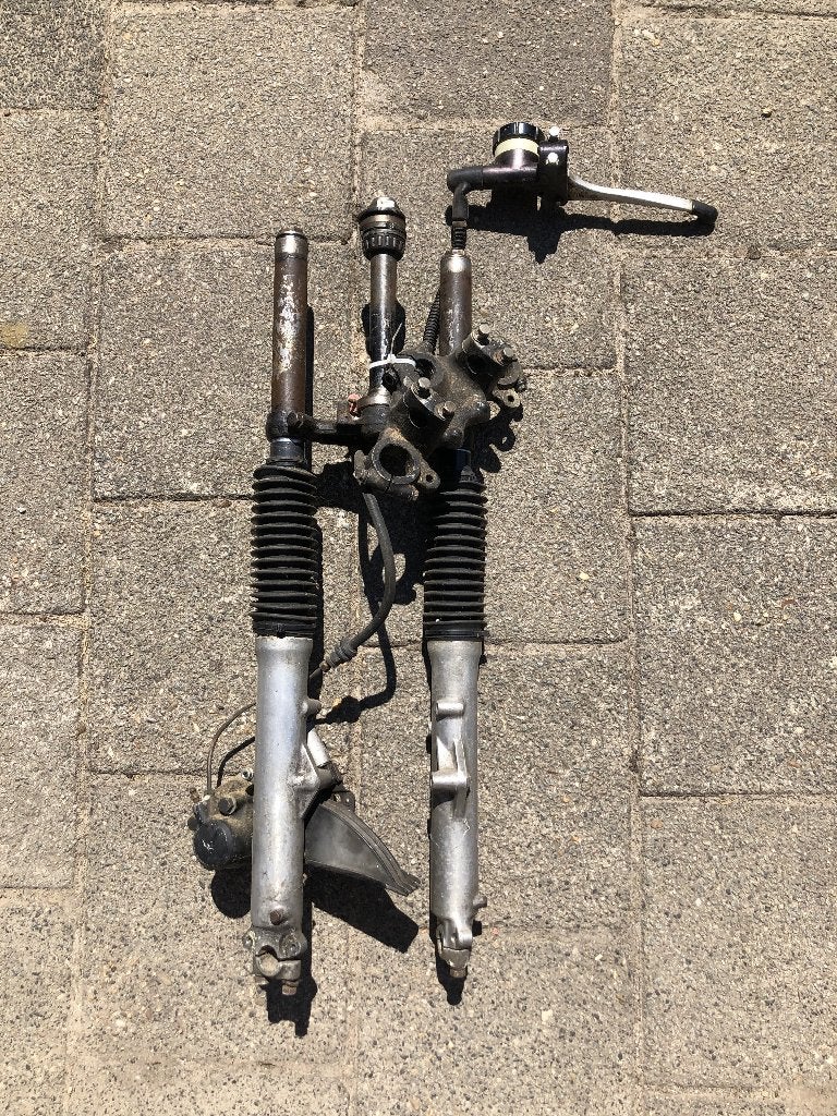 Voorvork en voorwiel voor Honda CB oldtimer classic, Ophalen, Gebruikt