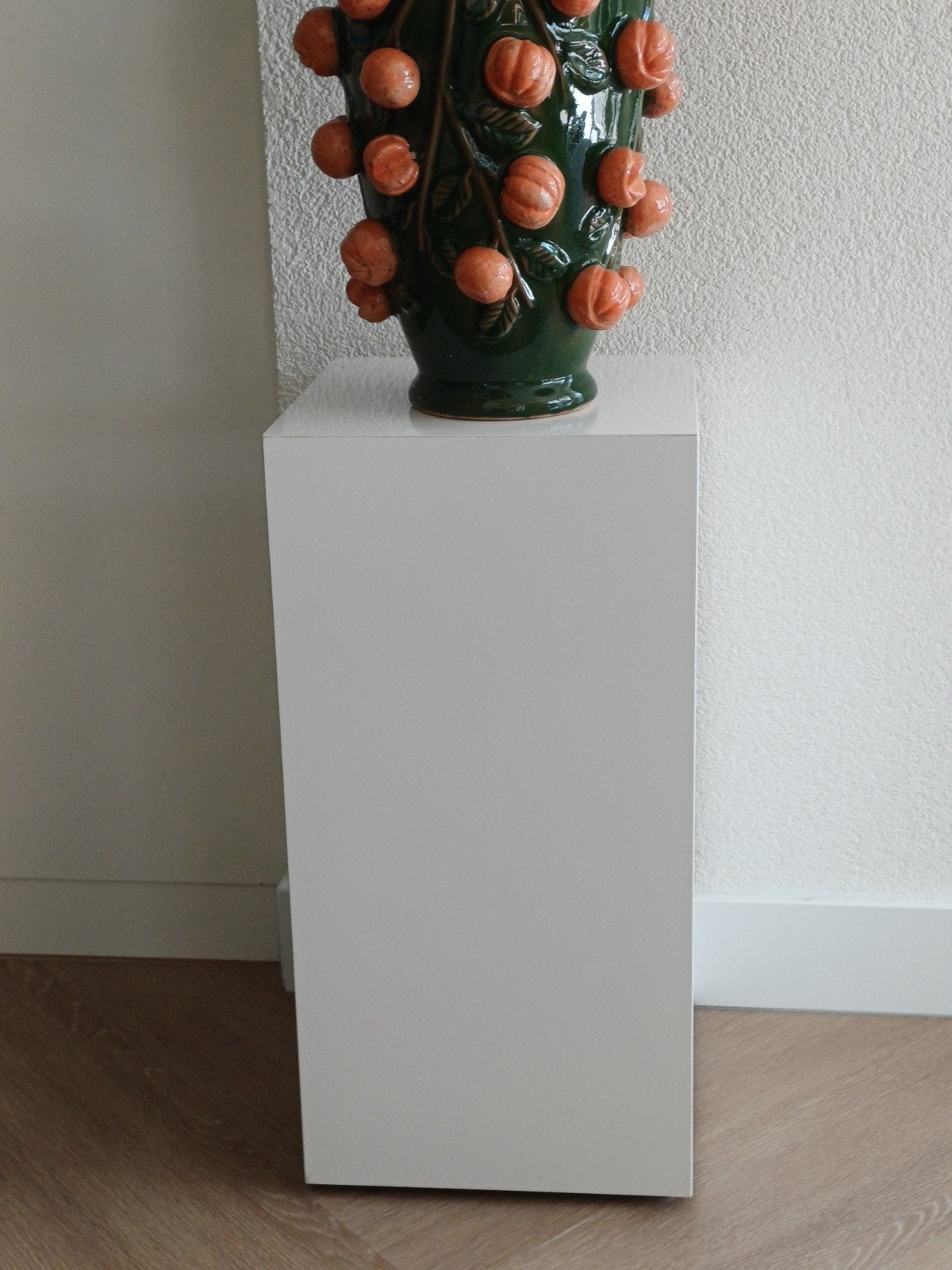 zuil planten standaard sokkel voor kunst of vaas Handmade, Ophalen of Verzenden, Zo goed als nieuw, Wit, Modern