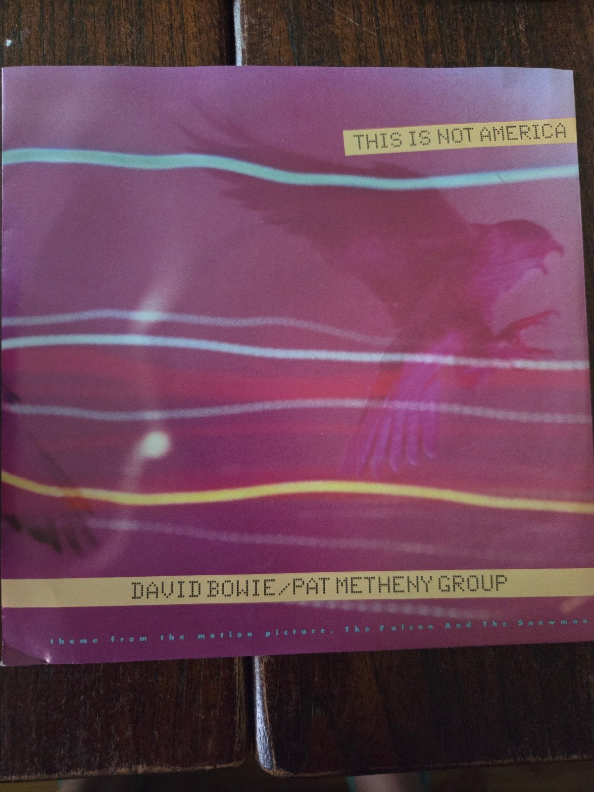 David Bowie / Pat Metheny Group - This Is Not America, Cd's en Dvd's, Vinyl Singles, Zo goed als nieuw, Pop, EP, Fotohoes, Originele persing