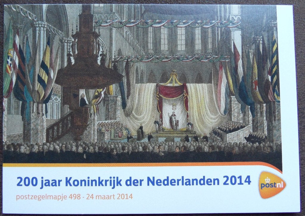 Postzegelmapje 498 – 200 jaar koninkrijk der Nederlanden, Postzegels en Munten, Ophalen of Verzenden, Postfris