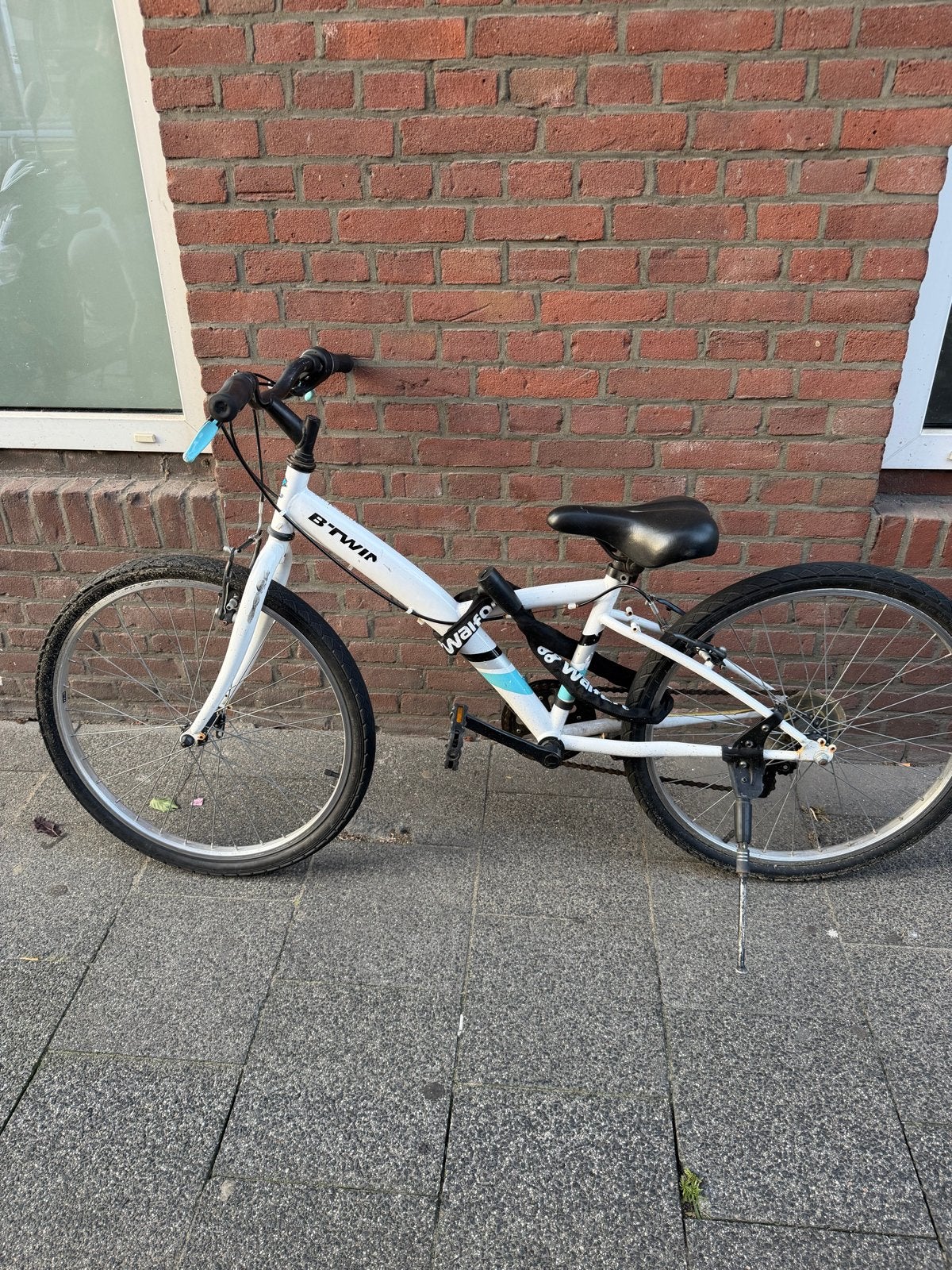 B'Twin Original 100 Kinderfiets 20 inch, Ophalen, Gebruikt, Velgrem, 16 tot 20 inch