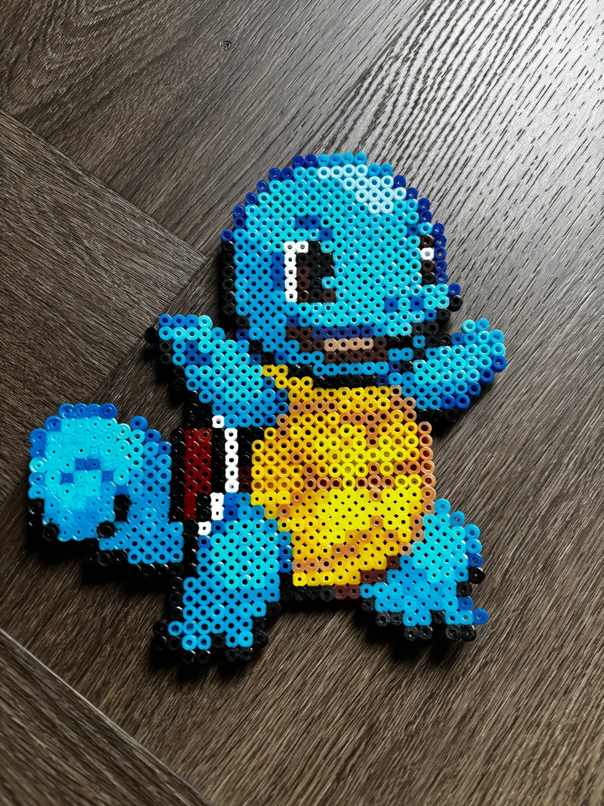 Strijkkralen Squirtle - Pokémon figuur, Film en tv, Handgemaakt, Nieuw, Meerkleurig