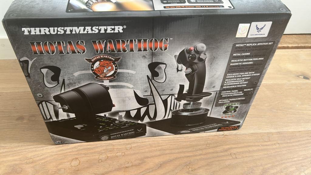 Thrustmaster HOTAS Warthog set - flightsim & DCS, Computers en Software, Joysticks, Zo goed als nieuw, Ophalen of Verzenden