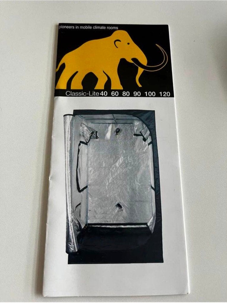 Mammoth Lite 90 Kweektent, Ophalen of Verzenden, Zo goed als nieuw, Kweektent
