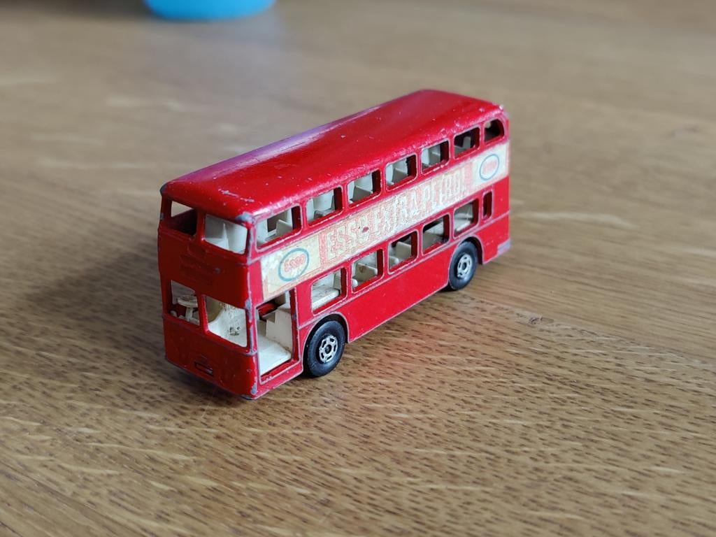Matchbox Daimler Dubbeldekker Bus ESSO ROOD, Ophalen of Verzenden, Zo goed als nieuw, Bus of Vrachtwagen