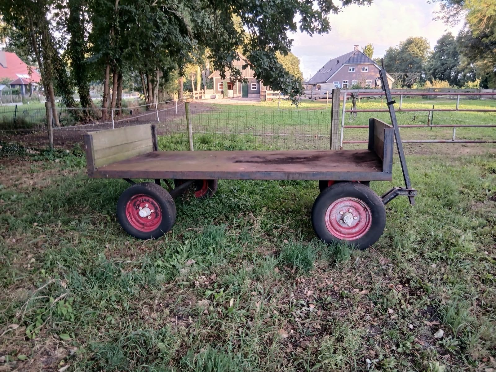 Kleine boerenwagen, Ophalen, Gebruikt