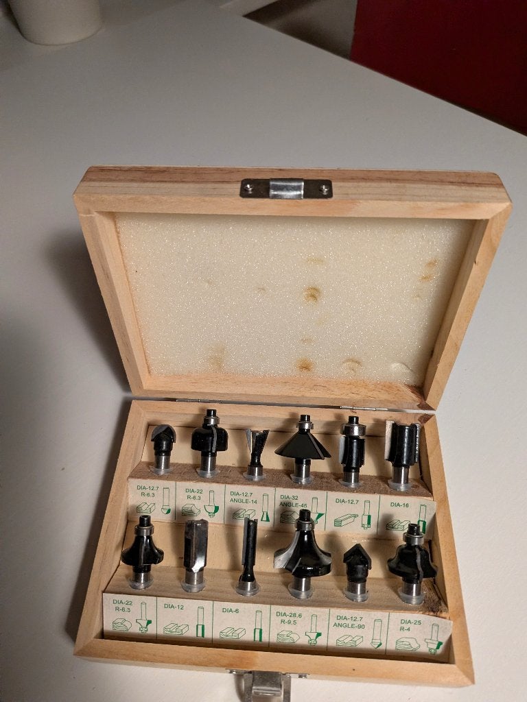 Wisvo frezenset 12-delig, Overige soorten, Nieuw, Ophalen of Verzenden, Wisvo Tools