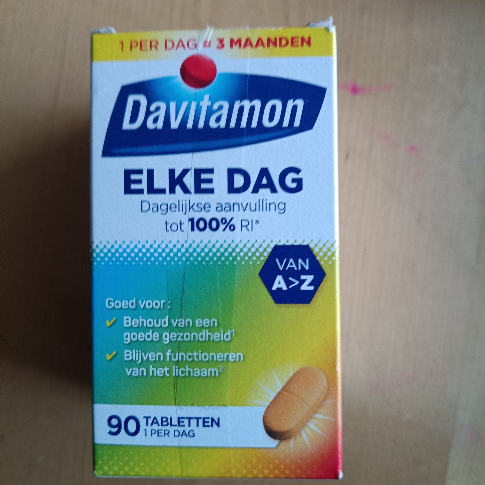 Davitamon Elke Dag Multivitamine A-Z, 90 tabletten, Ophalen of Verzenden, Nieuw, Overige typen
