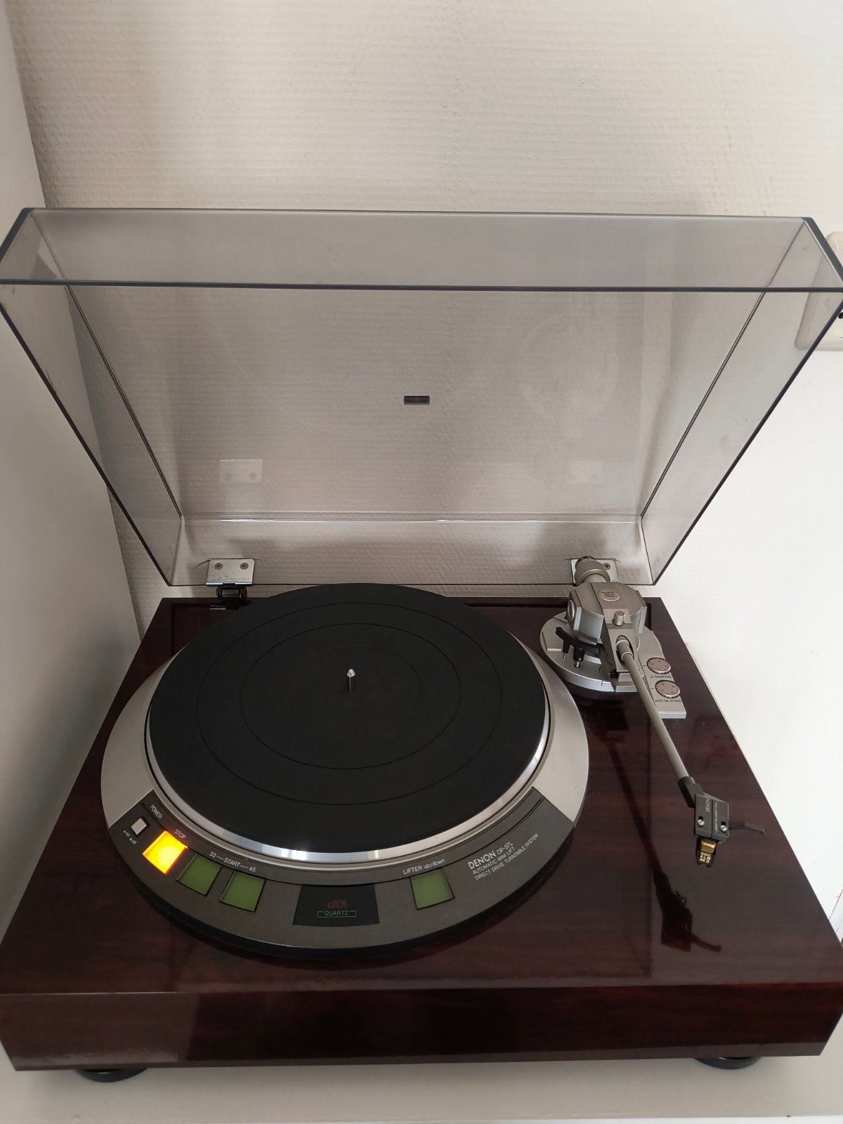 Denon DP57L platenspeler, Ophalen of Verzenden, Gebruikt, Platenspeler, Overige merken