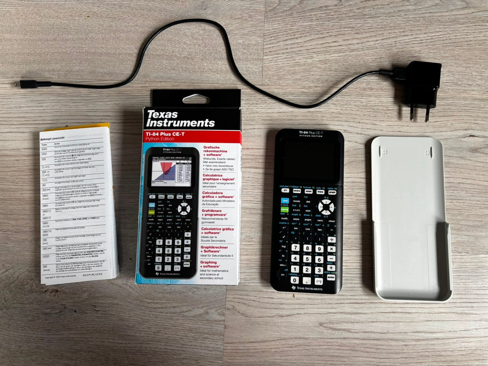 Texas Instruments TI-84 Plus CE-T Python Edition - Grafische, Diversen, Rekenmachines, Ophalen of Verzenden, Grafische rekenmachine