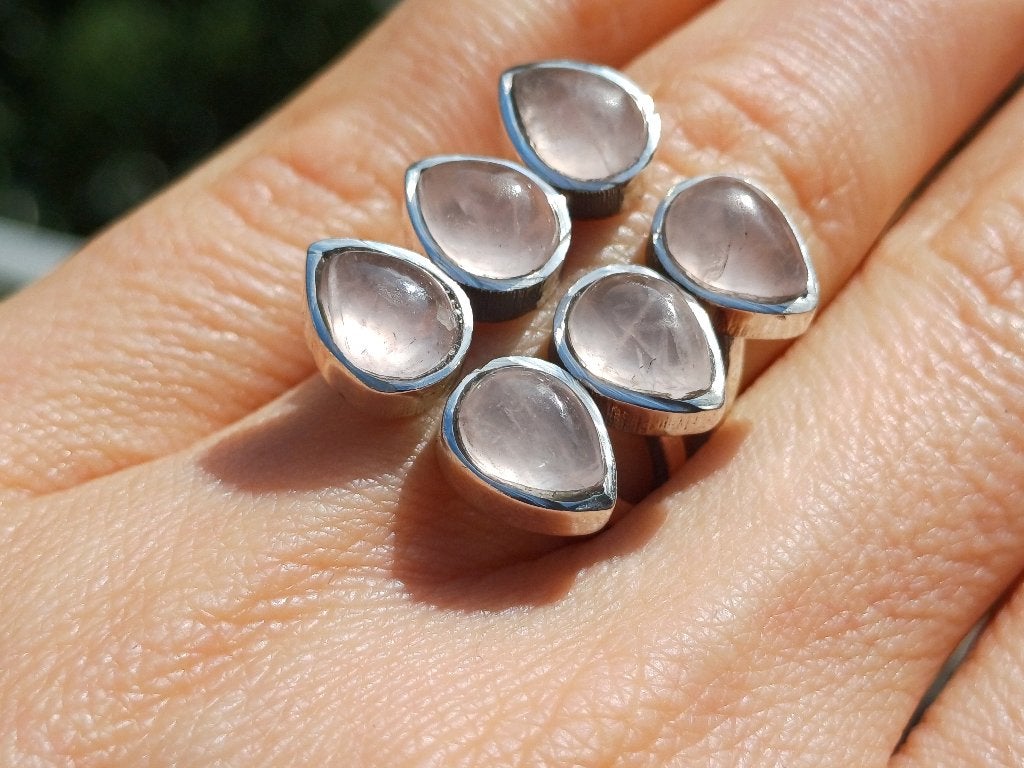 Vanoli 925 zilveren ring met rozenkwarts maat verstelbaar 17, Sieraden, Tassen en Uiterlijk, Daiva1973@hotmail.com, Vanoli, Amsterdam