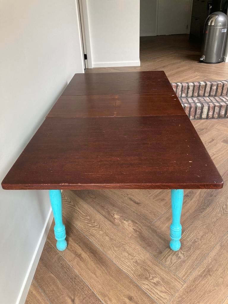 Keukentafel, Huis en Inrichting, Tafels | Eettafels, Ophalen, Gebruikt, 50 tot 100 cm, 150 tot 200 cm