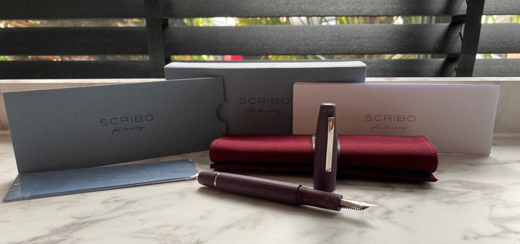 Scribo FLOW Ebonite 'Armonia' Vulpen (Nieuw), Verzamelen, Pennenverzamelingen, Nieuw, Met reclame, Vulpen, Ophalen
