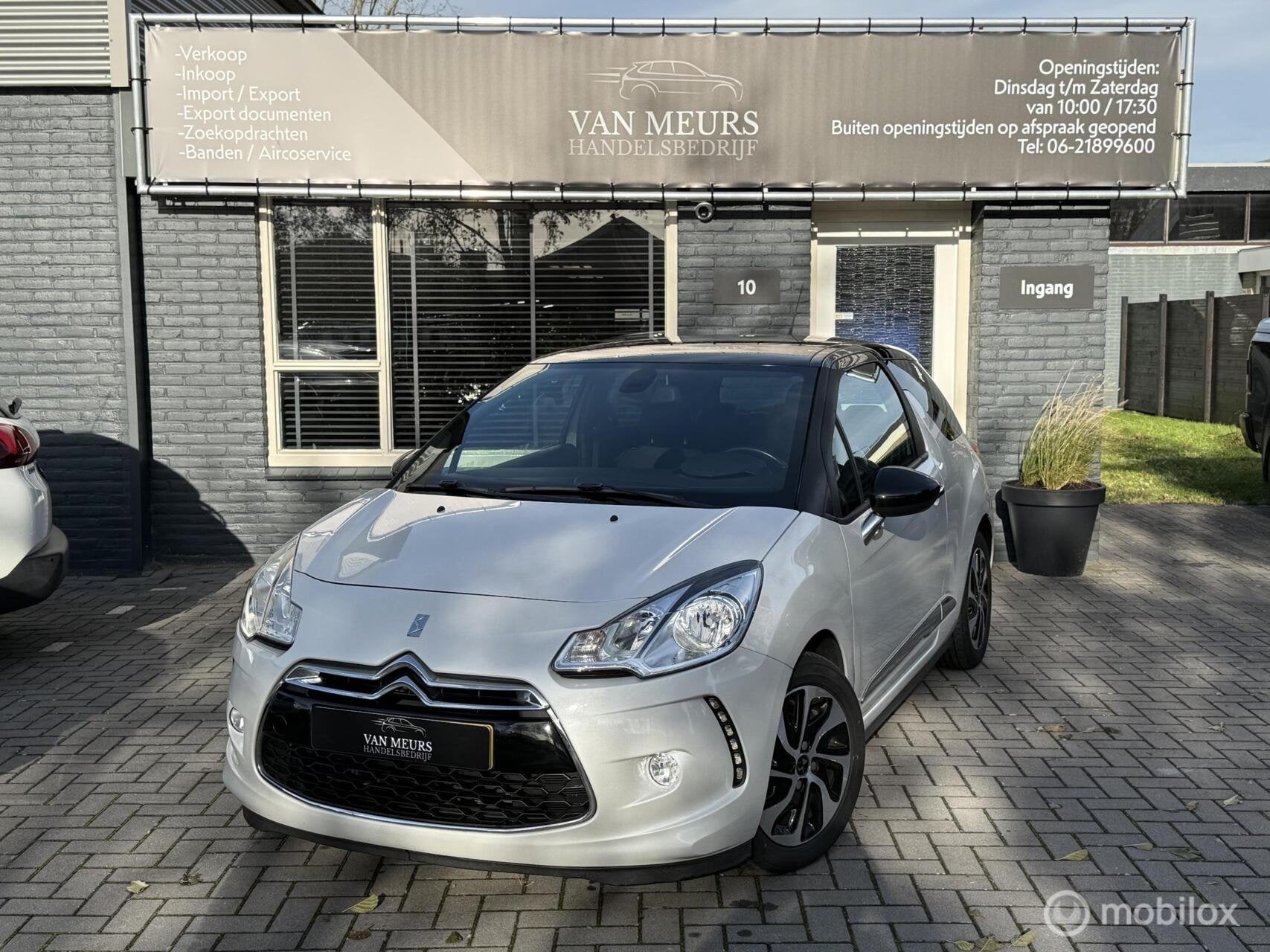 Citroen Ds 3 1.6 BlueHDi Business, Airco, Cruise, Navigatie,, Voorwielaandrijving, Stof, 4 cilinders, Wit