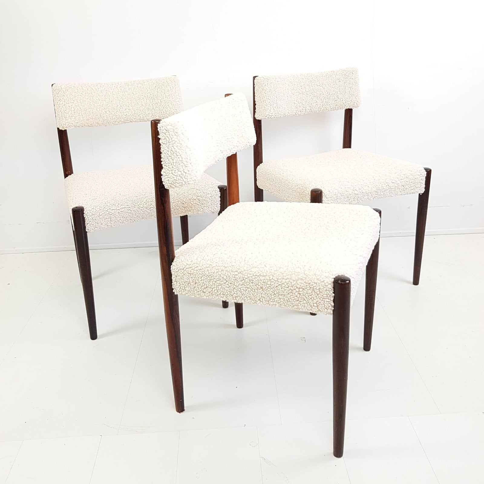 3 vintage stoelen | bovenkamp (?) dining chairs teddy, Ophalen of Verzenden