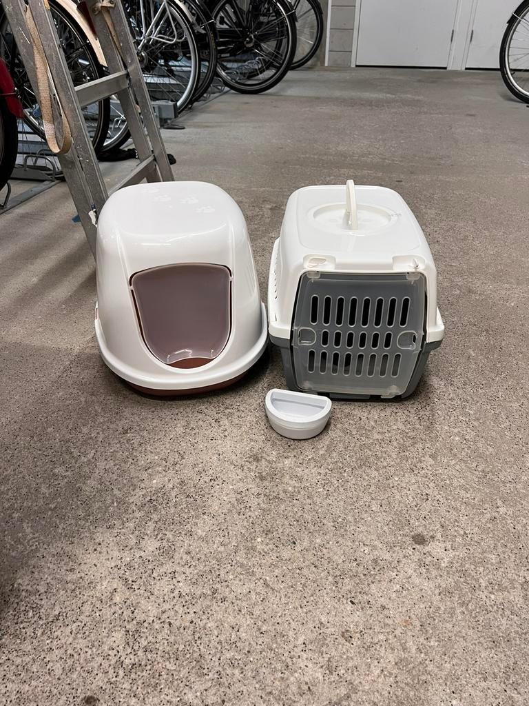Reismand en kattenbak, Dieren en Toebehoren, Katten-accessoires, Ophalen, Zo goed als nieuw