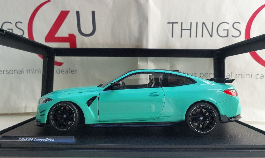 Solido 1:18 BMW M4 Competition 2024 mint groen nieuw, Ophalen of Verzenden, Nieuw, Auto, Solido