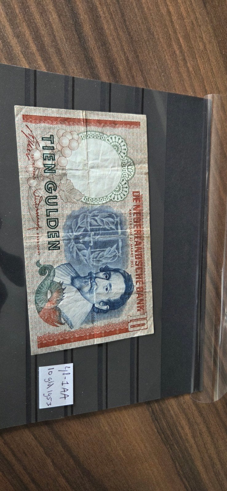 Briefje van 10 gulden uit 1953, Postzegels en Munten, Bankbiljetten | Nederland, Ophalen of Verzenden, 10 gulden