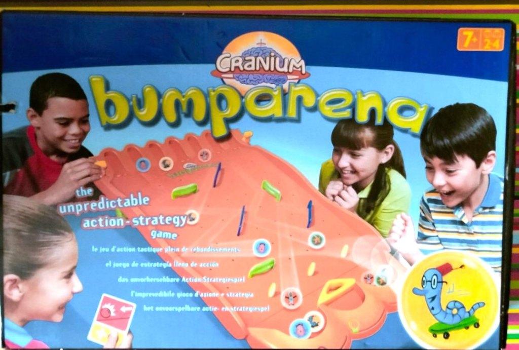 Bumparena, Cranium, zgan en vele andere spellen, Hobby en Vrije tijd, Gezelschapsspellen | Bordspellen, Ophalen of Verzenden, Zo goed als nieuw