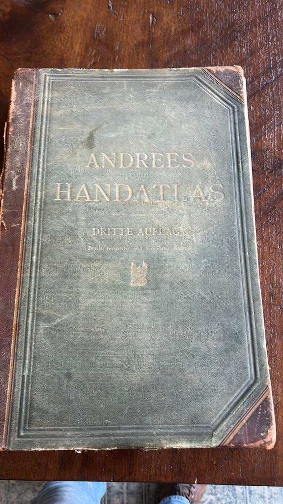 Atlas andrees  1896, Ophalen of Verzenden