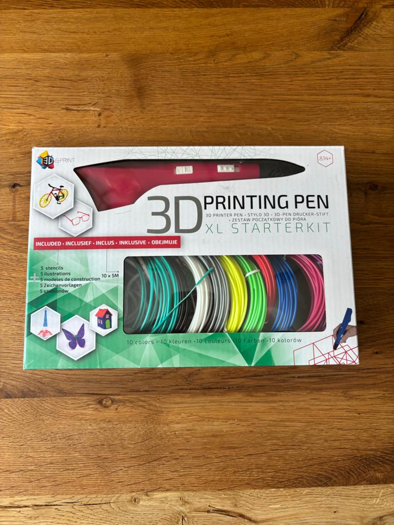 3D Print Pen XL Starterkit - Teken in 3D!, Ophalen of Verzenden, Zo goed als nieuw