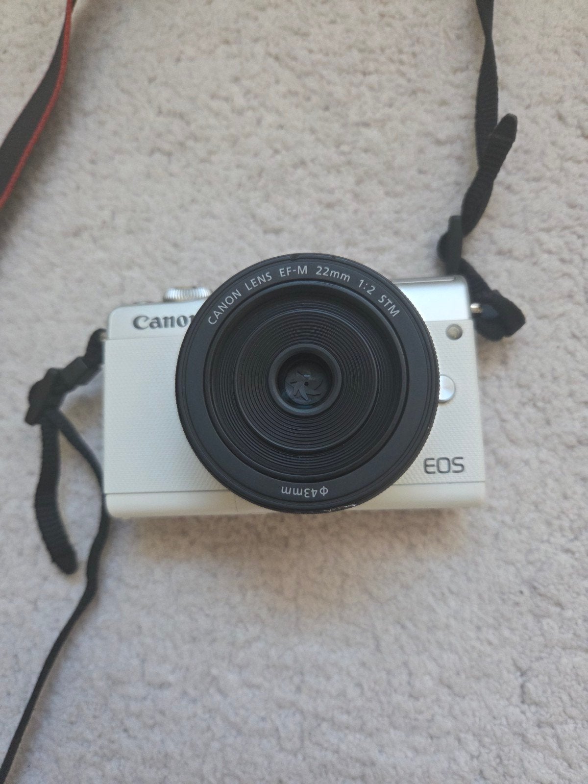 Canon eos m100 met canon efm 22mm f2, Ophalen of Verzenden, Canon, Geen optische zoom