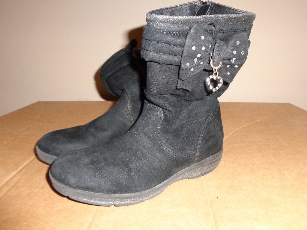 zwarte suede meisjeslaarsjes van Cupcake, maat 30, Gebruikt, Meisje, Ophalen of Verzenden, Laarzen