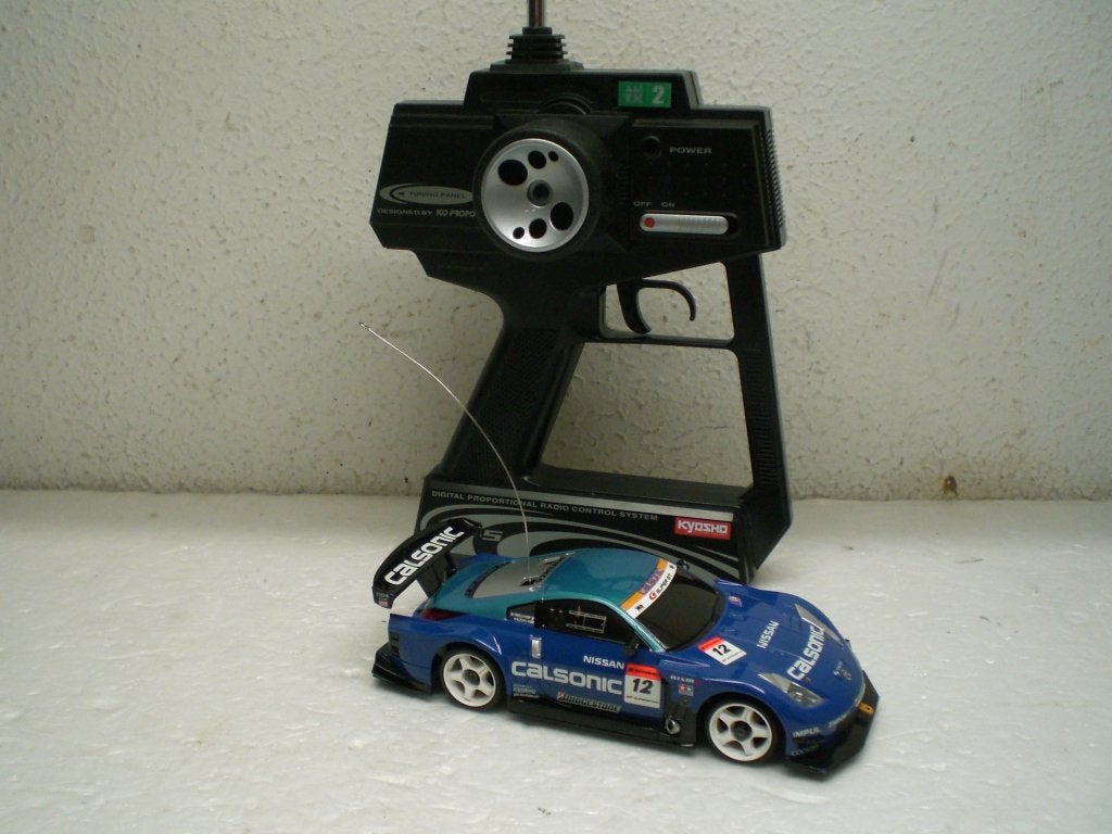 KYOSHO Mini-Z Nissan 350Z Calsonic ImpulZ 2007 RTR ZELDZAAM, Hobby en Vrije tijd, Modelbouw | Radiografisch | Auto's, Elektro
