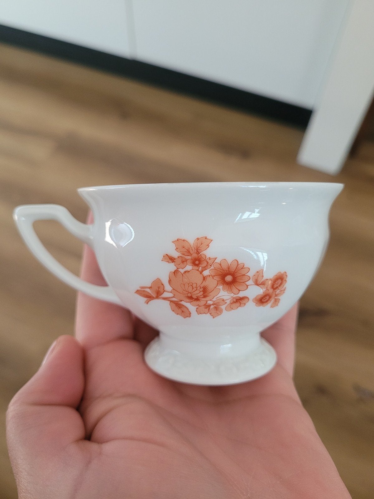 Rosenthal Maria theekopje met bloemmotief, Ophalen