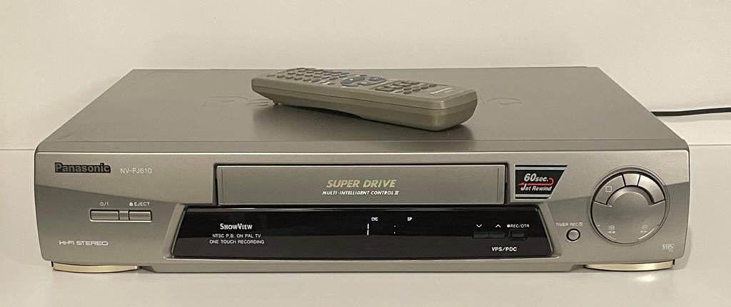 Panasonic NV-FJ610EG VHS Videorecorder, Audio, Tv en Foto, Videospelers, Ophalen of Verzenden, Gebruikt