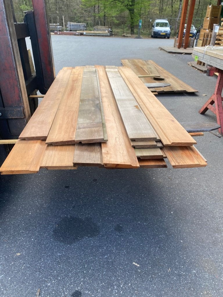 Profielplanken 18x145mm diverse maten nr. 697, Tuin en Terras, Palen, Balken en Planken, Ophalen, Zo goed als nieuw, Minder dan 180 cm