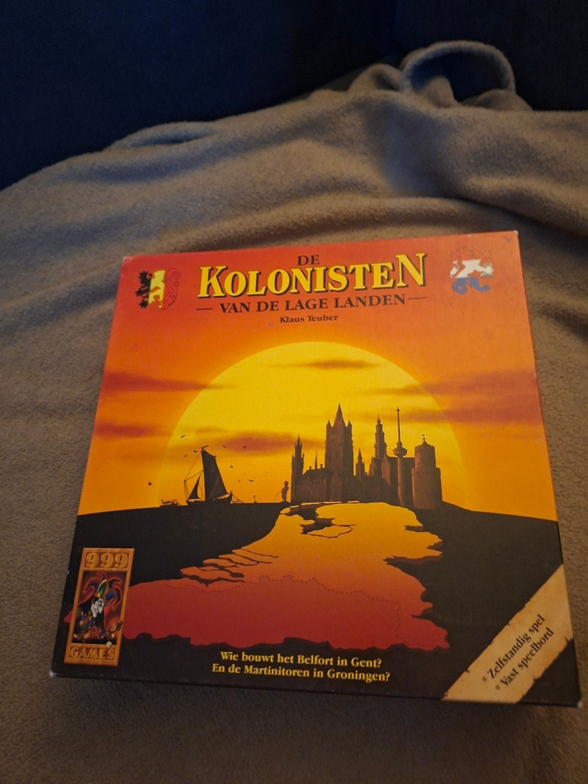 De Kolonisten van de Lage Landen - Bordspel, Hobby en Vrije tijd, Gezelschapsspellen | Bordspellen, Ophalen of Verzenden, Gebruikt