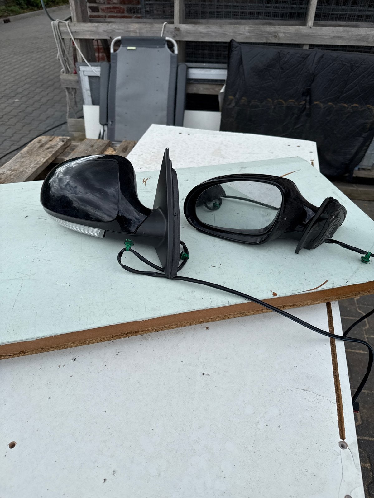 Buitenspiegels voor passat 3c/B6- Zwart, met knipperlicht, Auto-onderdelen, Spiegels, Ophalen of Verzenden, Gebruikt